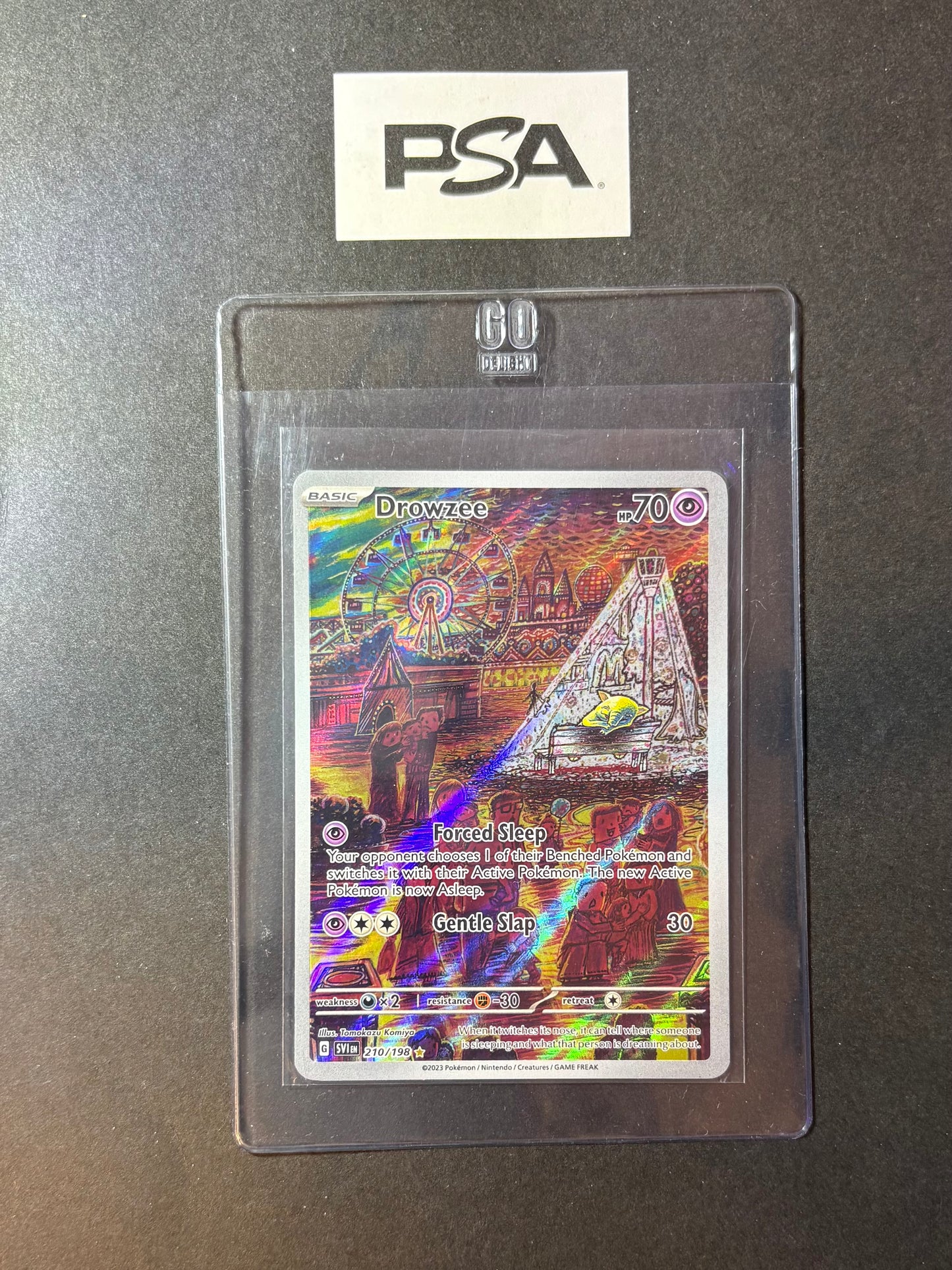 RAW CARD | Drowzee #210 Pokemon Scarlet & Violet