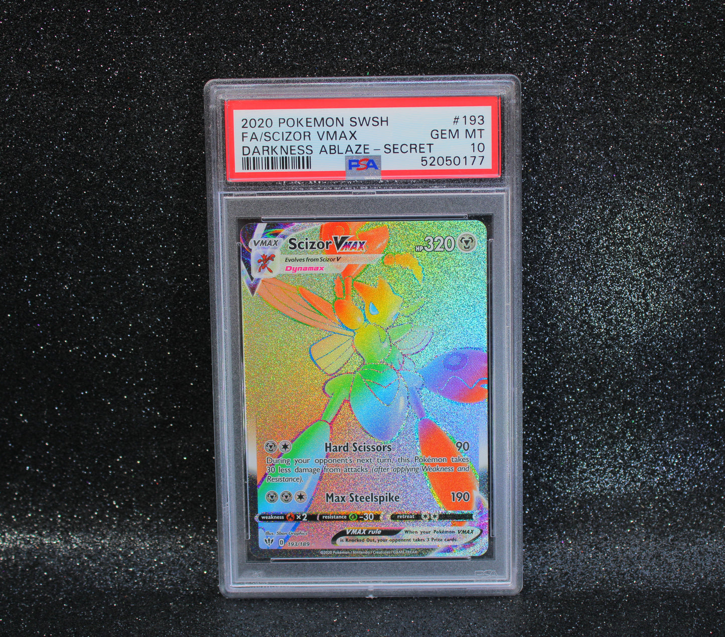 PSA 10 | Scizor VMAX #193 Pokemon Darkness Ablaze