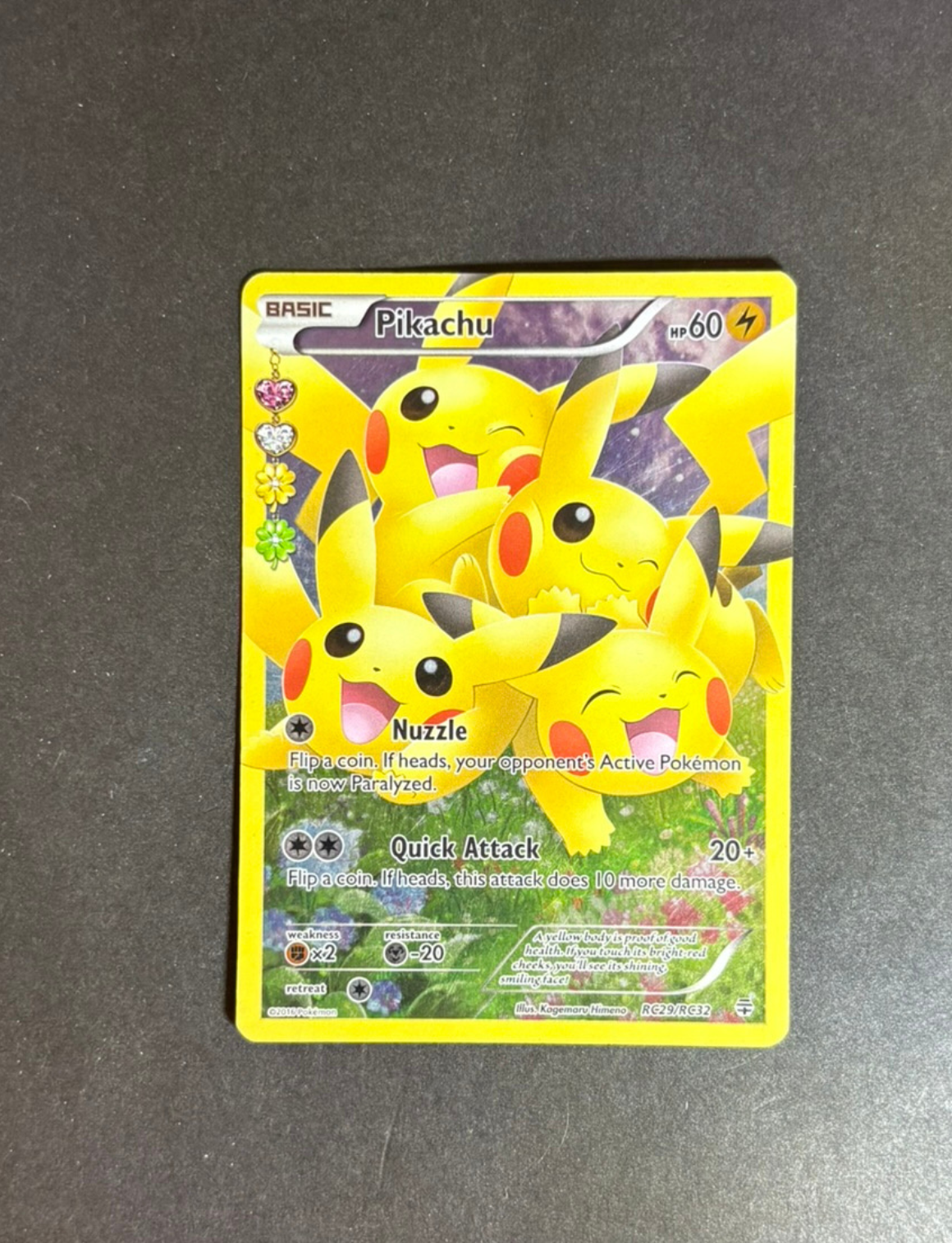 RAW CARD | Pikachu #RC29 Pokemon Generations