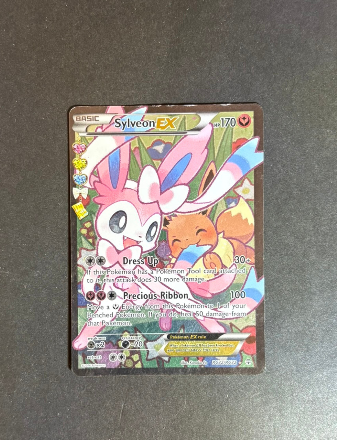 RAW CARD | Sylveon EX #RC32 Pokemon Generations