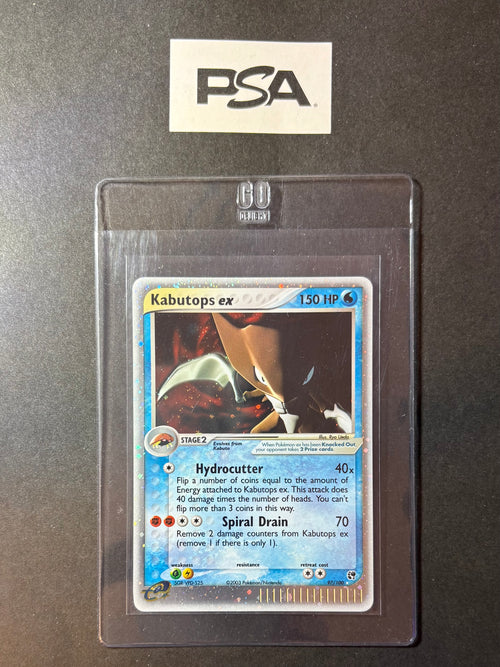 RAW CARD | Kabutops EX #97 Pokemon Sandstorm