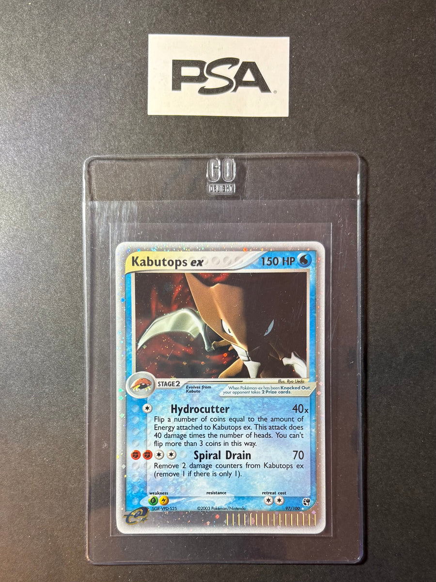RAW CARD | Kabutops EX #97 Pokemon Sandstorm