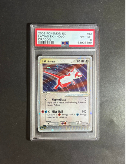PSA 8 | 2003 POKEMON EX DRAGON #93 LATIAS EX-HOLO