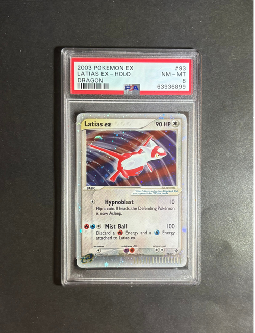 PSA 8 | 2003 POKEMON EX DRAGON #93 LATIAS EX-HOLO