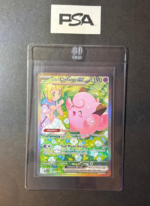 RAW CARD | Lillie's Clefairy Ex #184 Pokemon Journey Together