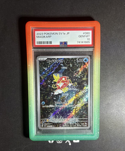 PSA 10 | 2023 Pokemon japanese sv1a-triplet beat | Art rare #080 magikarp