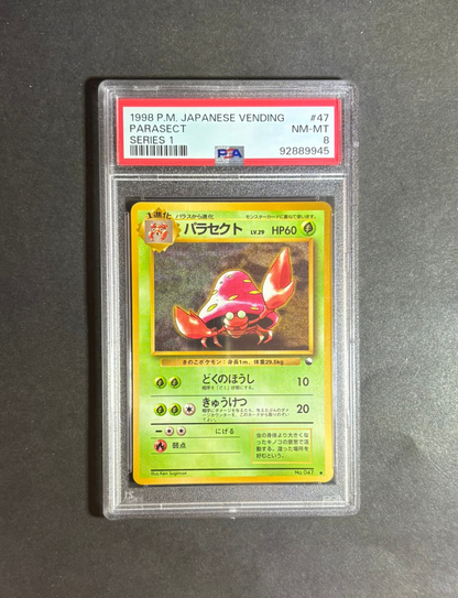 PSA 8 | Parasect [Series 1] #47 Pokemon Japanese Vending