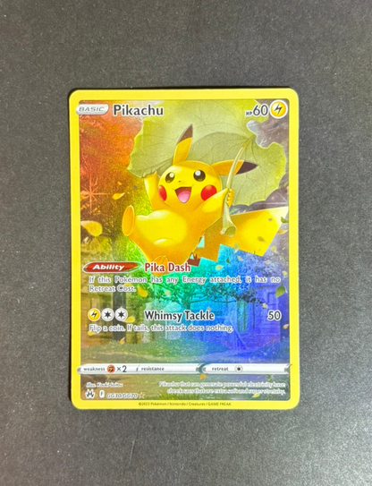 RAW CARD | Pikachu #GG30 Pokemon Crown Zenith