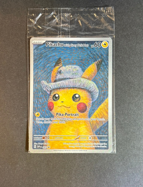 RAW CARD | Pikachu with Grey Felt Hat #85 Pokemon Promo