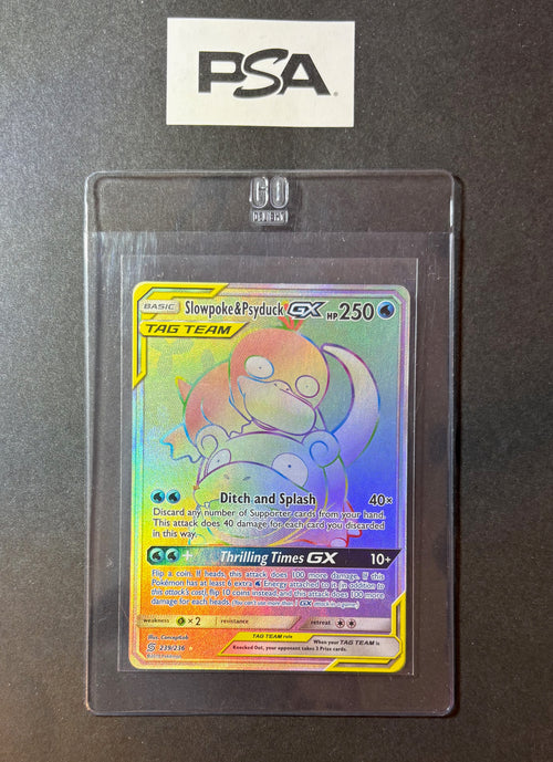RAW CARD | Slowpoke & Psyduck GX #239