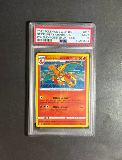 PSA 9 | 2022 special delivery charizard-holo #075